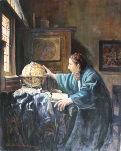 The Astronomer after Vermeer